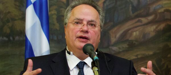 Yunanistan Dışişleri Bakanı Nikos Kocias - Sputnik Türkiye