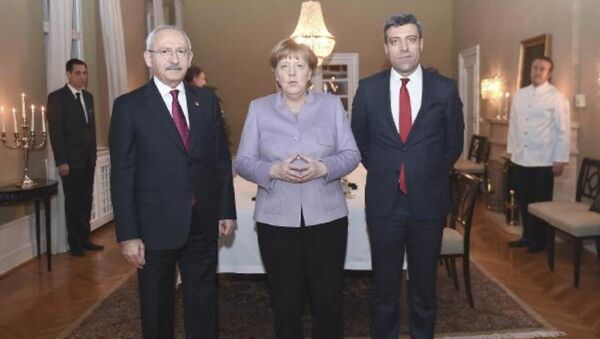 Kemal Kılıçdaroğlu, Angela Merkel ile görüştü - Sputnik Türkiye