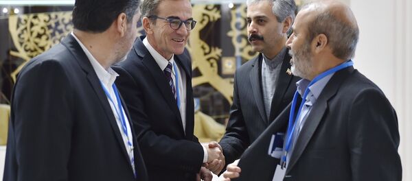 Rusya, Türkiye ve İran, Astana'da bir araya geldi. - Sputnik Türkiye