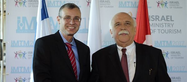 Kültür ve Turizm Bakanı Nabi Avcı (sağda) ile İsrail Turizm Bakanı Yariv Levin (solda) Kültür ve Turizm Bakanı Nabi Avcı (sağda) ile İsrail Turizm Bakanı Yariv Levin (solda) - Sputnik Türkiye