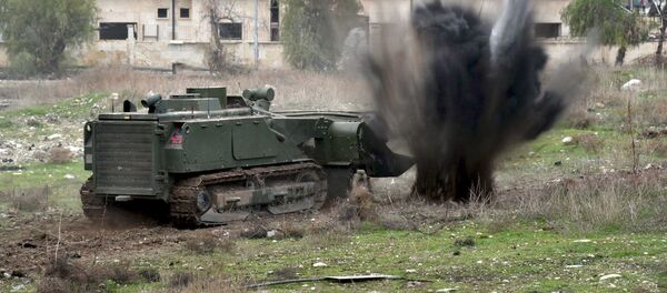 Halep'te Mayın Eylem Merkezi - Sputnik Türkiye