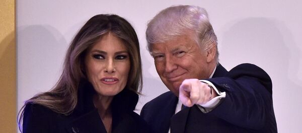 Melania Trump - Donald Trump Melania Trump - Donald Trump - Sputnik Türkiye