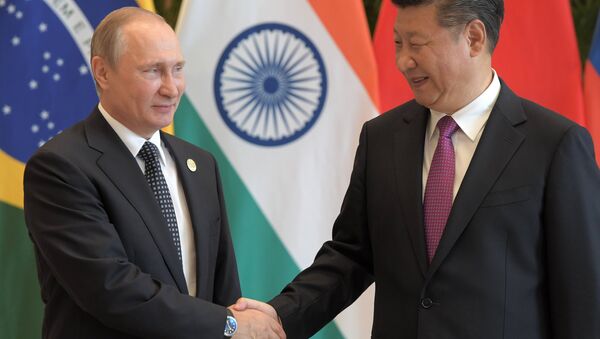 Rusya Devlet Başkanı Vladimir Putin- Çin Devlet Başkanı Şi Cinping - Sputnik Türkiye