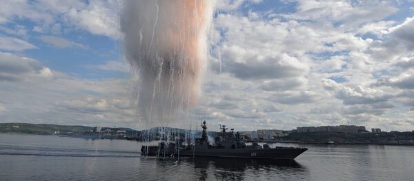 Rusya Kuzey Donanması’na ait Severomorsk adlı gemi Rusya Kuzey Donanması’na ait Severomorsk adlı gemi - Sputnik Türkiye