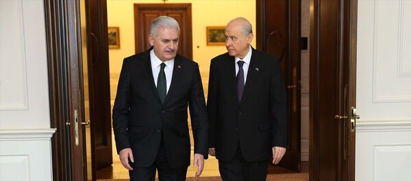 Binali Yıldırım - Devlet Bahçeli - Sputnik Türkiye