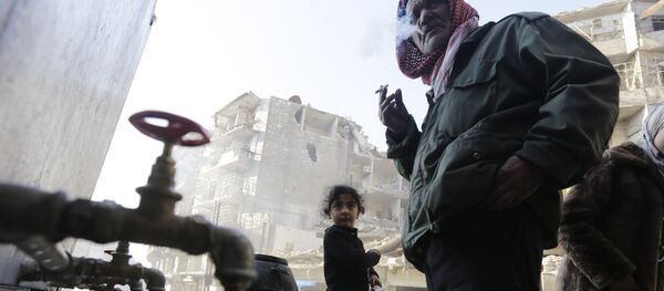 Halep - içme suyu - Sputnik Türkiye