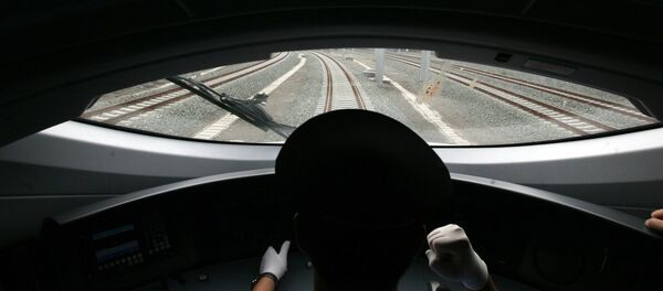Çin'den bir hızlı tren görüntüsü - Sputnik Türkiye