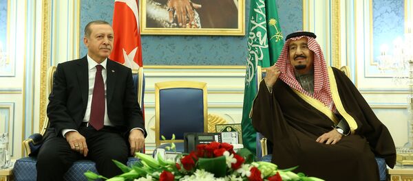 Recep Tayyip Erdoğan - Kral Selman - Sputnik Türkiye