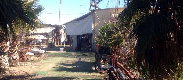 Antalya'da cinayetin gerçekleştiği ev - Sputnik Türkiye