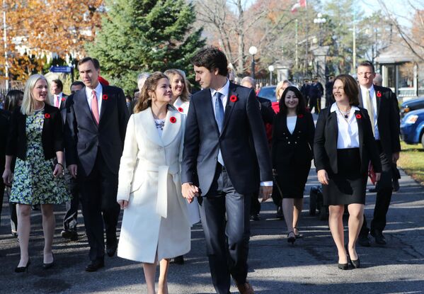 Kanada Başbakanı Justin Trudeau ve eşi Sophie Grégoire - Sputnik Türkiye