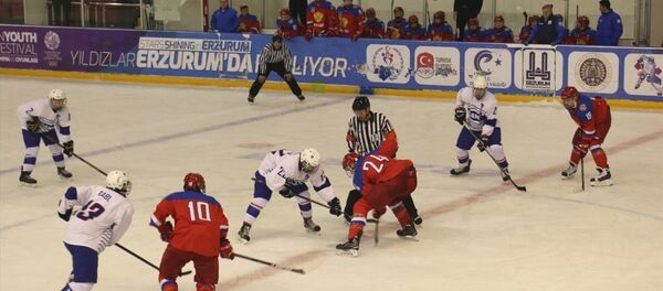 EYOF 2017 - Rusya - Fransa buz hokeyi - Sputnik Türkiye