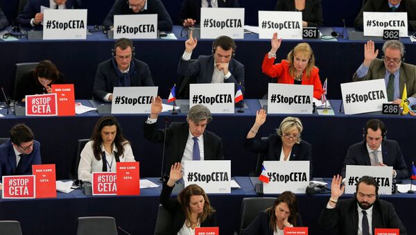 Avrupa Parlamentosu / CETA - Sputnik Türkiye
