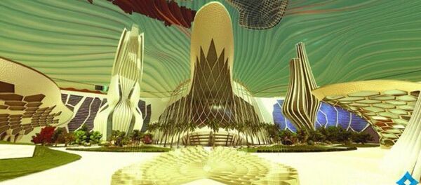 Birleşik Arap Emirlikleri'nin 'Mars 2117' projesi - Sputnik Türkiye