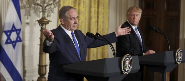 Benyamin Netanyahu -  Donald Trump - Sputnik Türkiye