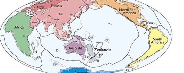 Zelandiya isimli yeni bir kıta keşfedildi - Sputnik Türkiye