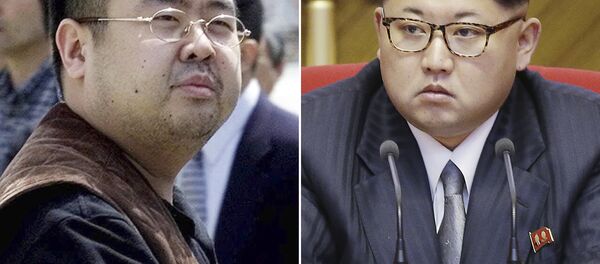 Kim Jong-nam (solda) ve Kuzey Kore lideri Kim Jong-un - Sputnik Türkiye