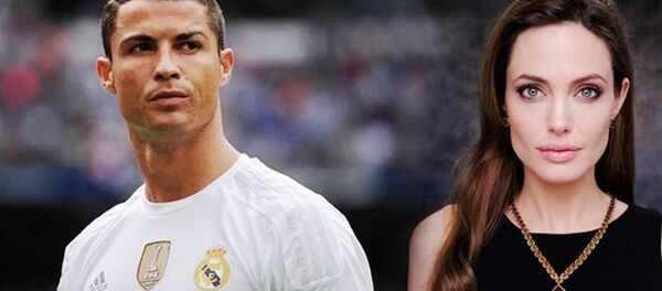 Cristiano Ronaldo ve Angelina Jolie - Sputnik Türkiye