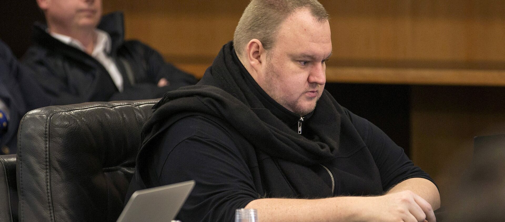 Kim Dotcom Yeni Zelanda'daki mahkemede - Sputnik Türkiye, 1920, 20.02.2017