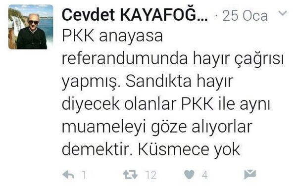 Antalya Cumhuriyet Başsavcı Vekili Cevdet Kayafoğlu'na ait olduğu öne sürülen sosyal medya paylaşımı Antalya Cumhuriyet Başsavcı Vekili Cevdet Kayafoğlu'na ait olduğu öne sürülen sosyal medya paylaşımı - Sputnik Türkiye
