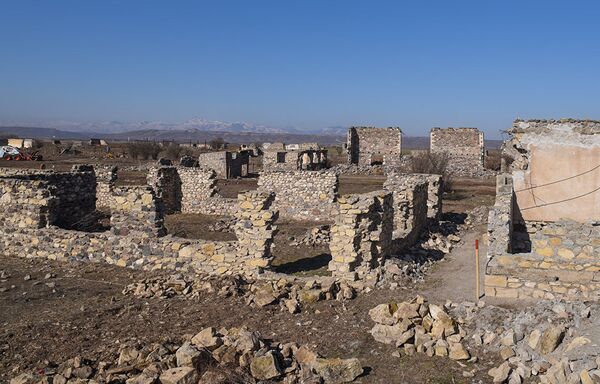 Ermeni işgalinden kurtulan Azeri köyü yeniden inşa ediliyor - Sputnik Türkiye