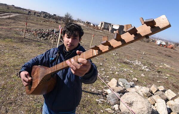 Ermeni işgalinden kurtulan Azeri köyü yeniden inşa ediliyor. - Sputnik Türkiye