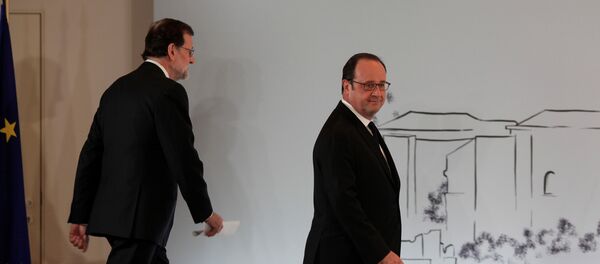 François Hollande - Mariano Rajoy - Sputnik Türkiye
