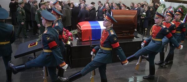 Moskova'da Vitaliy Çurkin için veda töreni düzenlendi - Sputnik Türkiye