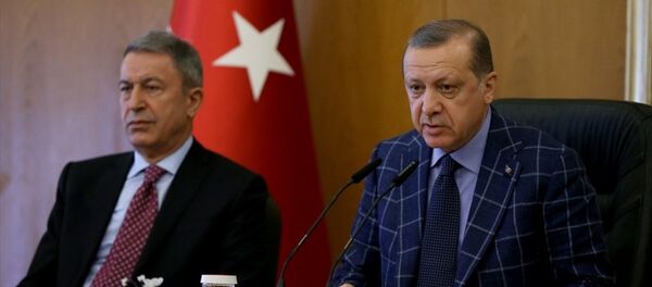 Recep Tayyip Erdoğan - Hulusi Akar - Sputnik Türkiye