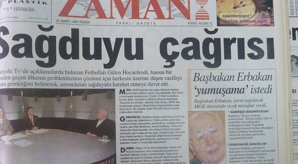 30 Mart 1997 tarihli Zaman Gazetesi'nde yer alan Gülen röportajı - Sputnik Türkiye