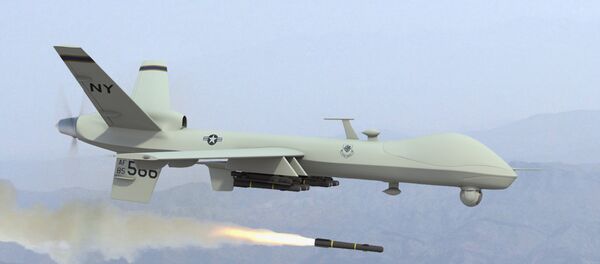 ABD'ye ait bir İnsansız Hava Aracı (İHA) - Sputnik Türkiye