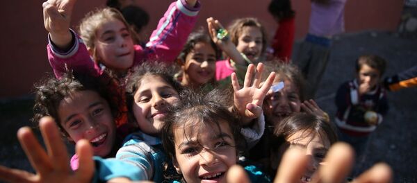 Adıyaman'ın Samsat ilçesinde çocuklar Adıyaman'ın Samsat ilçesinde çocuklar - Sputnik Türkiye