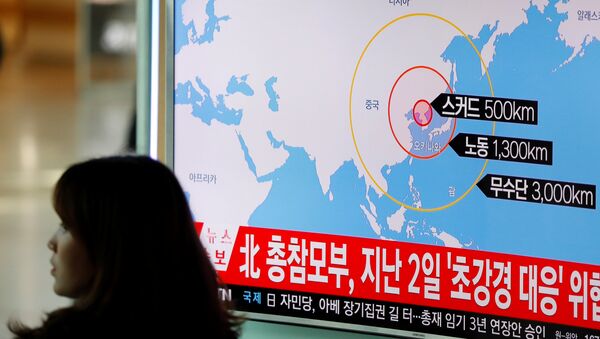 Kuzey Kore 4 adet füzeyi Japon Denizi'ne fırlattı - Sputnik Türkiye