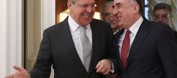 Rusya Dışişleri Bakanı Sergey Lavrov ve  Azeri mevkidaşı Elmar Memmedyarov - Sputnik Türkiye