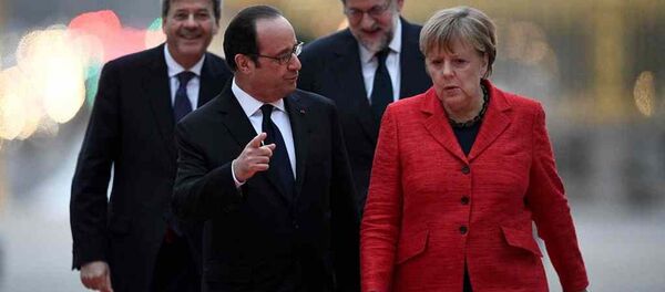 François Hollande, Angela Merkel, Mariano Rajoy, Paolo Gentiloni - Sputnik Türkiye