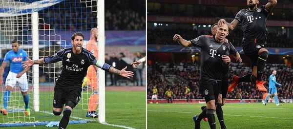 Real Madrid ve Bayern Münih çeyrek finalde - Sputnik Türkiye