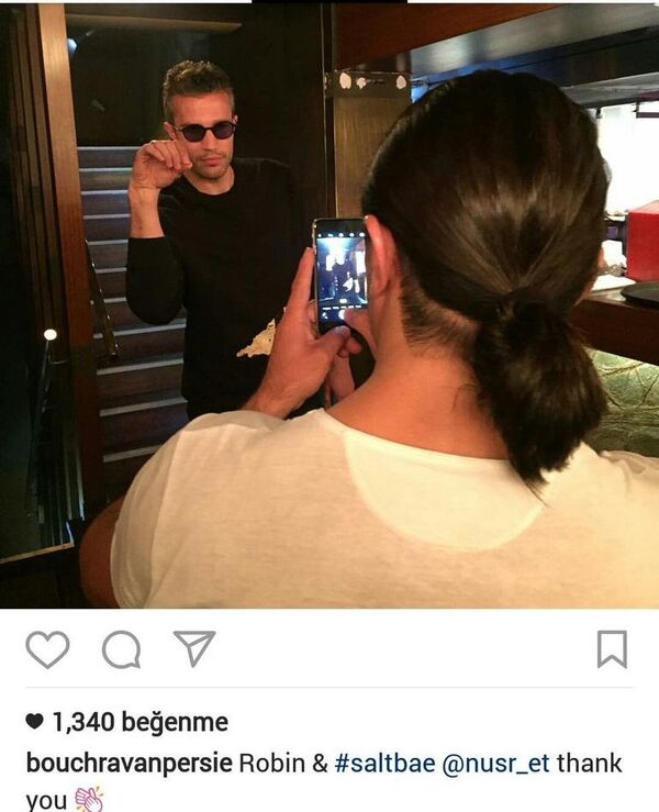 Robin Van Persie ve Nusret - Sputnik Türkiye