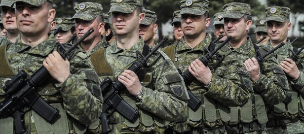 Kosova'da güvenlik kuvvetleri - Sputnik Türkiye
