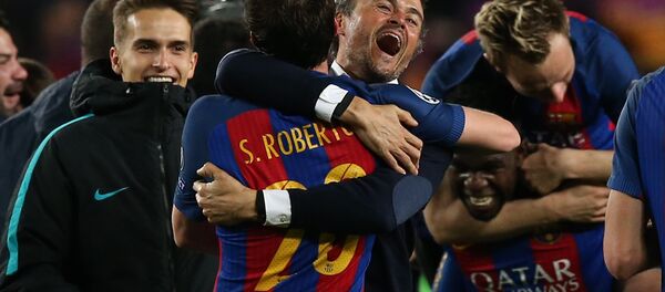 Barcelona Teknik Direktörü Luis Enrique - Sputnik Türkiye