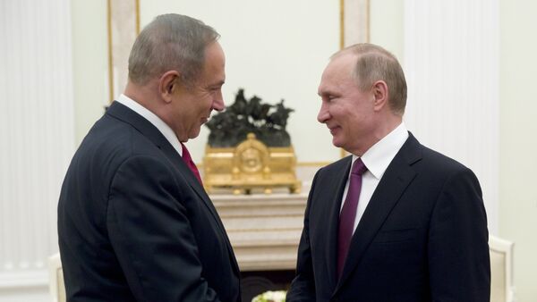 Benyamin Netanyahu - Vladimir Putin - Sputnik Türkiye