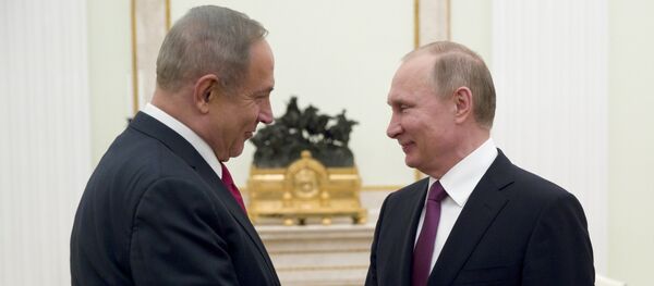 Benyamin Netanyahu - Vladimir Putin - Sputnik Türkiye