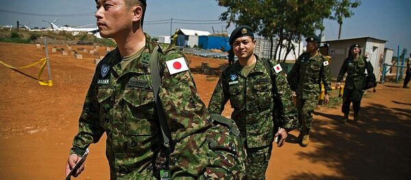 Güney Sudan'daki Japon askerler - Sputnik Türkiye