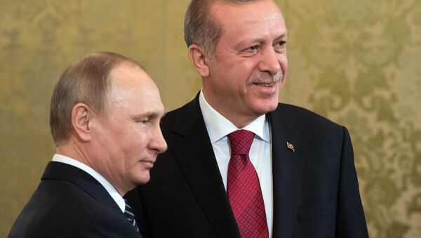 Putin ve Erdoğan, Rusya-Türkiye Üst Düzey İşbirliği Konseyi toplantısına katıldı. - Sputnik Türkiye