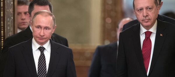 Rusya Devlet Başkanı Vladimir Putin- Türkiye Cumhurbaşkanı Recep Tayyip Erdoğan - Sputnik Türkiye