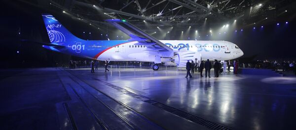Presentation of MC-21-300 mid-range aircraft at the Irkutsk Aircraft Plant (Irkut Corporation) - Sputnik Türkiye