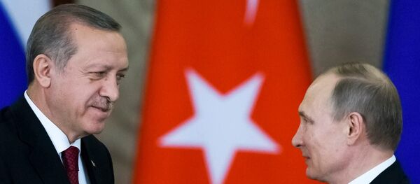 Türkiye Cumhurbaşkanı Recep Tayyip Erdoğan, Moskova'da - Sputnik Türkiye
