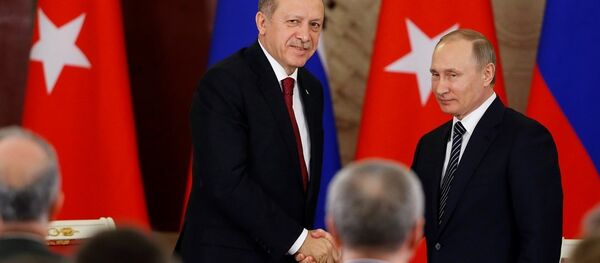 Türkiye Cumhurbaşkanı Recep Tayyip Erdoğan, Moskova'da - Sputnik Türkiye