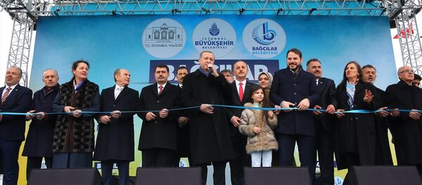 Cumhurbaşkanı Recep Tayyip Erdoğan Bağcılar'daki toplu açılış törenine katıldı - Sputnik Türkiye