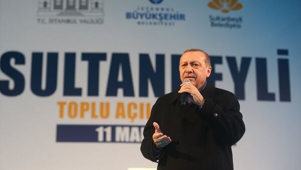 Cumhurbaşkanı Recep Tayyip Erdoğan Sultanbeyli'de konuştu - Sputnik Türkiye