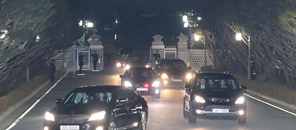 Güney Kore'de Devlet Başkanlığından azledilen Park, Mavi Saray'dan ayrıldı - Sputnik Türkiye