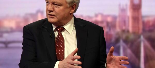 İngiltere'de Brexit Bakanı David Davis - Sputnik Türkiye